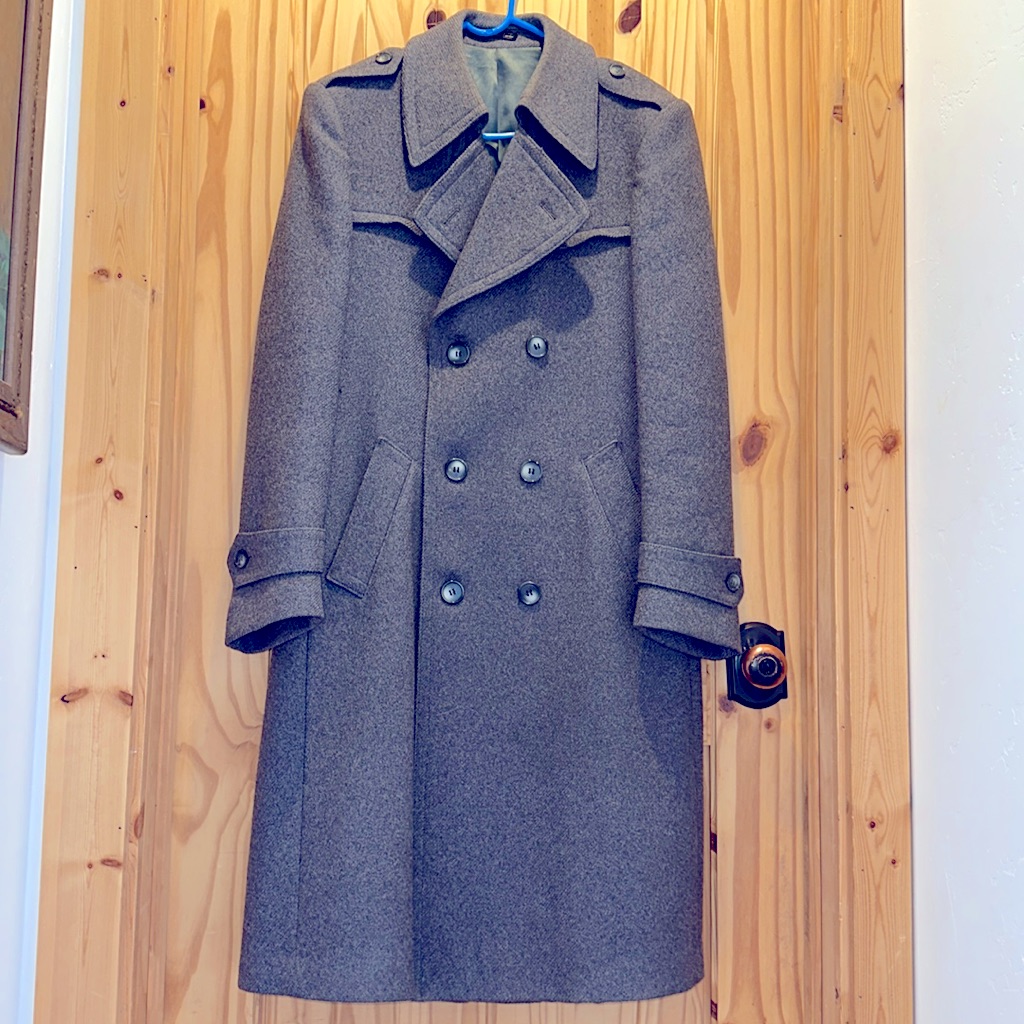 Vintage Men’s Wool Double Breasted Coat